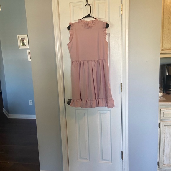Pink Ruffled  Dress - Picture 2 of 2